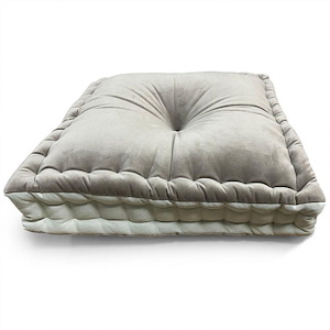 Dan Foley - Levi Small Floor Pillow In Modern Style-3 Inhces Tall and 22 Inches Wide