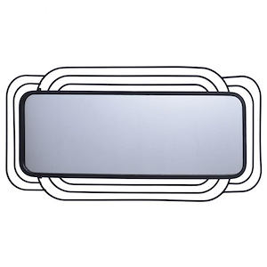 Gemma - Wall Mirror-34.06 Inches Tall and 16.54 Inches Wide - 1266428