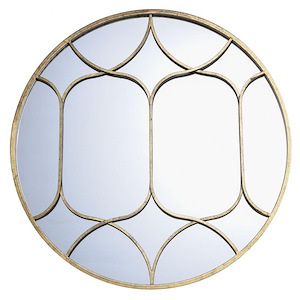 Gemma - Circle Wall Mirror-31.5 Inches Tall and 31.5 Inches Wide - 1266429