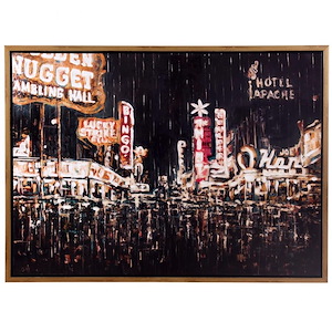Retro Vegas 1950 Fremont - 40 Inch Small Canvas Wall Art - 1054446