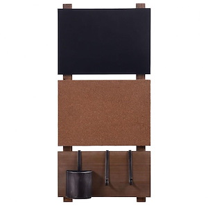 Memo Board - Multi-Functional Wall Memo Board In Farmhouse Style-30.12 Inches Tall and 13.98 Inches Wide