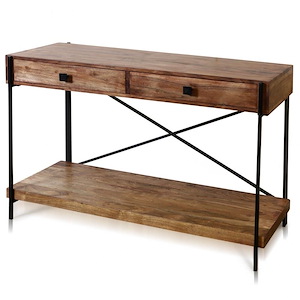 Logan - 2-Drawer Console Table-29 Inches Tall and 15.5 Inches Wide - 1266463
