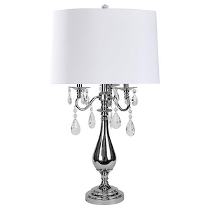 Jane Seymour - 1 Light Table Lamp In Luxury and Glam Style-30.25 Inches Tall and 6.25 Inches Wide