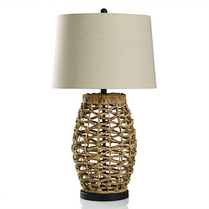 1 Light Table Lamp In Bohemian Style-30 Inches Tall and 17 Inches Wide
