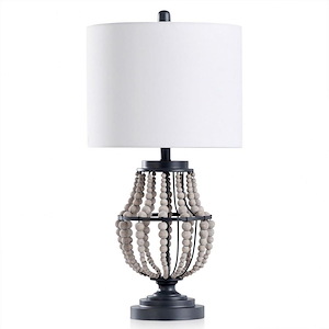 1 Light Table Lamp In Bohemian Style-26 Inches Tall and 13 Inches Wide