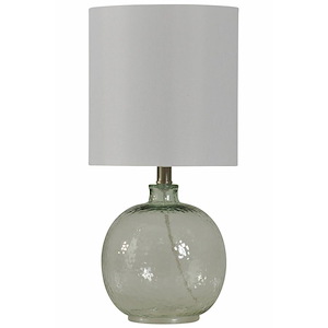 20 Inch One Light Glass Table Lamp