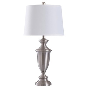 Josh - One Light Table Lamp with White Shade