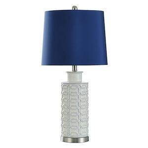 27 Inch One Light Textured Table Lamp