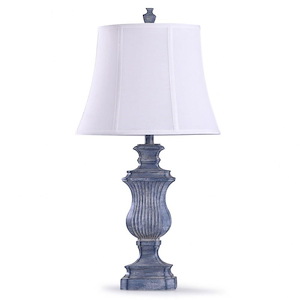 Tao&#39;s - One Light Textured Urn Table Lamp with Bell Shade
