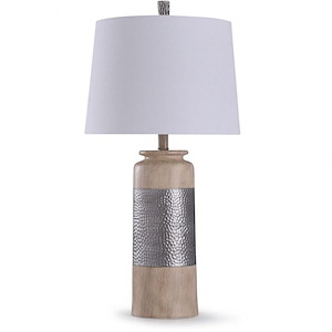 Haverhill - One Light Hammered Banded Table Lamp - 925295