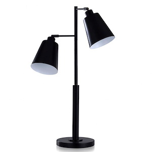 2 Light Table Lamp In Contemporary Style-31 Inches Tall and 13.2 Inches Wide