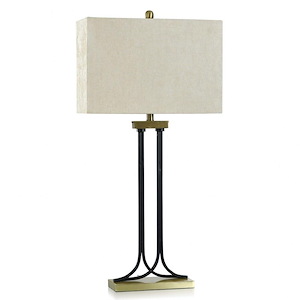 1 Light Table Lamp In Contemporary Style-38 Inches Tall and 9 Inches Wide
