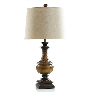 1 Light Table Lamp In Traditional Style-33 Inches Tall and 6.8 Inches Wide