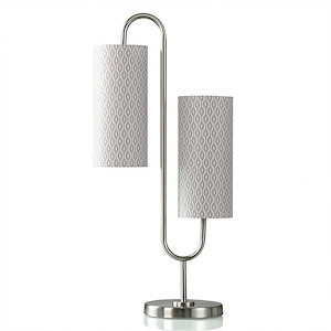2 Light Table Lamp In Contemporary Style-30.25 Inches Tall and 9 Inches Wide