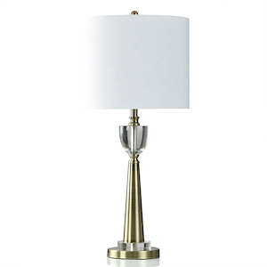 1 Light Table Lamp-32.75 Inches Tall and 4 Inches Wide