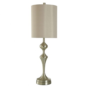 Netted Steel - 1 Light Table Lamp In  Style-31.25 Inches Tall and 10 Inches Wide