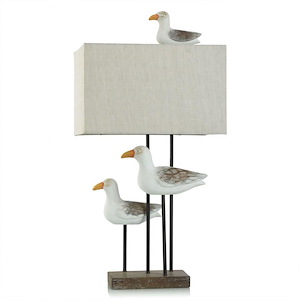 Piper Shore - 1 Light Table Lamp In Coastal Style-33.25 Inches Tall and 17 Inches Wide