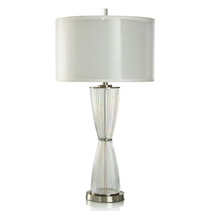 Luster Silver - 1 Light Table Lamp In Glam Style-34.5 Inches Tall and 18 Inches Wide