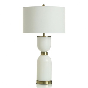 White Zin - 1 Light Table Lamp In Modern Style-32 Inches Tall and 17 Inches Wide