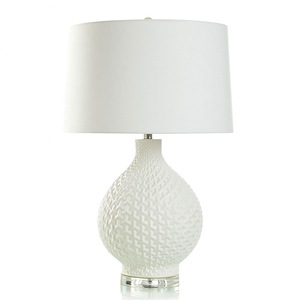 Matte Snow - 1 Light Table Lamp In Minimalist Style-29.5 Inches Tall and 17 Inches Wide