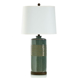 Speckled Glaze - 1 Light Table Lamp In Bohemian Style-33.75 Inches Tall and 17 Inches Wide