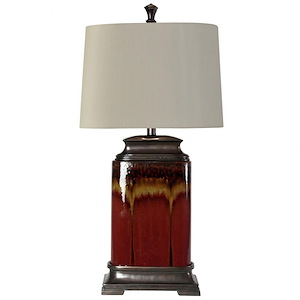 1 Light Table Lamp In Bohemian Style-31.5 Inches Tall and 16 Inches Wide