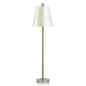 Capiz Slim - 1 Light Buffet Lamp In  Style-30.25 Inches Tall and 8 Inches Wide