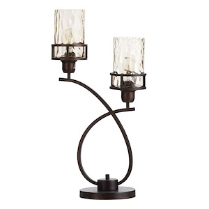 26 Inch Two Light Table Lamp