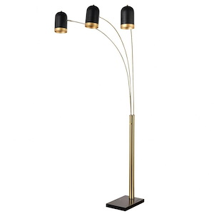 Rosalind - 3 Light Floor Lamp-Mid-Century Modern Style-86.5 Inches Tall and 38 Inches Wide
