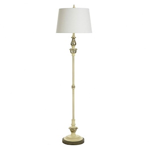 1 Light Floor Lamp In Vintage Style-65 Inches Tall and 17 Inches Wide