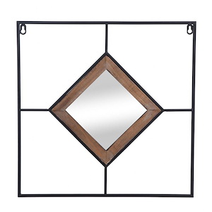 Jasper Farmhouse - 18 Inch Diamond Tile Wall Mirror