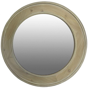 Round Wall Mirror In Modern Style-30 Inches Tall and 30 Inches Wide