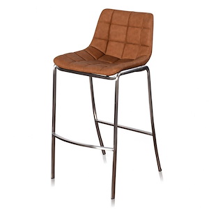 Gemma - Low Back Bar Stool In Contemporary Style-41 Inches Tall and 20 Inches Wide - 1054326