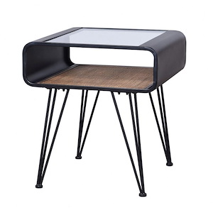 Aaron - Accent Side Table In Mid-Century Modern Style-24 Inches Tall and 22 Inches Wide - 1293725