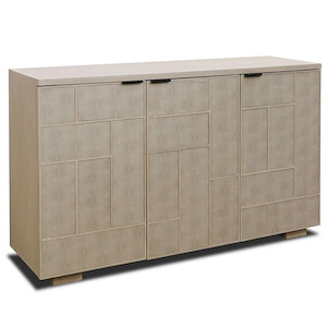 Adeline - 3 Door Credenza In Glam Style-36 Inches Tall and 60 Inches Wide - 1317146