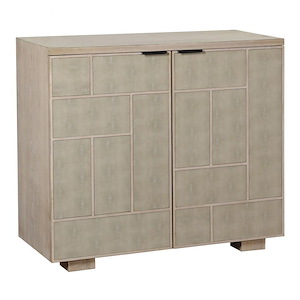 Adeline - 2 Door Cabinet In Glam Style-34 Inches Tall and 38 Inches Wide - 1317147