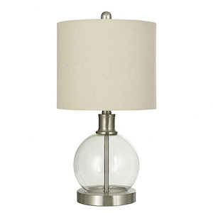 1 Light Table Lamp In Modern Style-21 Inches Tall and 10.5 Inches Wide