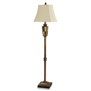 Austin - 1 Light Floor Lamp In Rustic Style-66.5 Inches Tall and 12 Inches Wide - 1301215