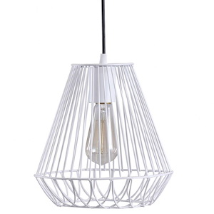 1 Light Pendant In Industrial Style-10.5 Inches Tall and 9.5 Inches Wide