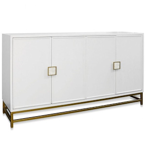 Lexi - 72 Inch Four Door Sideboard Cabinet with Shell Handles - 1054379