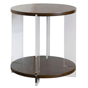 Austin - 2-Tier Accent Table In Modern Style-23 Inches Tall and 50 Inches Wide - 1301150