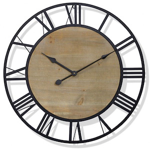 Wall Clock In Contemporary Style-26 Inches Tall and 26 Inches Wide