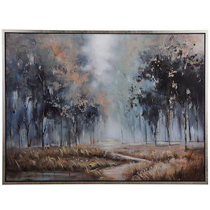 Path To Righteousness - 48 Inch Framed Landscape Hand Painted Art on Canvas