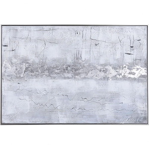 Greystone - Print On Canvas Framed Wall Art In Contemporary Style-48.2 Inches Tall and 32.5 Inches Wide