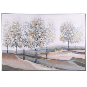 Pastel Hills - Elegant Landscape Wall Art-40.35 Inches Tall and 60.04 Inches Wide