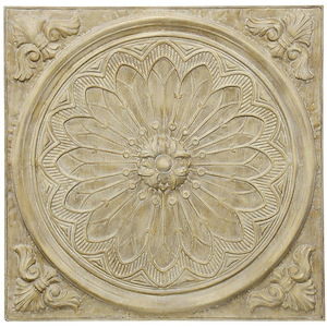 Natural Slate Medallion - 36.2 Inch Traditional Dimensional Wall Decor
