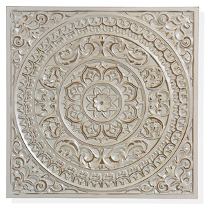 Lara - Wooden Wall Mandala Plaque In Bohemian Style-23 Inches Tall and 23 Inches Wide