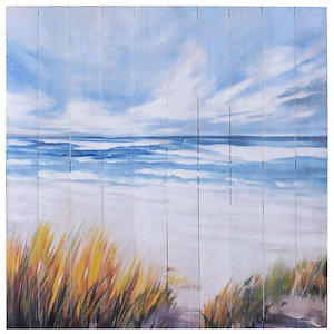 Ocean Breeze - Ocean Scenery Wall Art In Coastal Style-32 Inches Tall and 32 Inches Wide