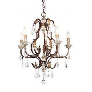 Bertina - 5 Light Chandelier-28 Inches Tall and 20 Inches Wide