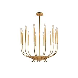 Amelia - 12 Light Chandelier-21 Inches Tall and 30 Inches Wide